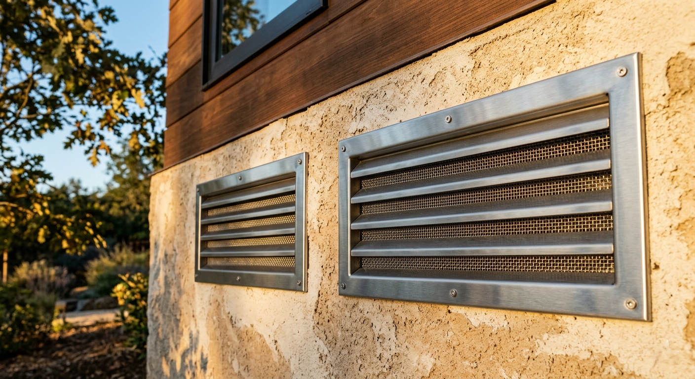 Ember-Resistant Vent Installation