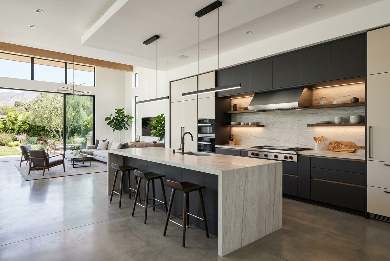 Westlake Village Modern Kitchen Remodel Three Springs