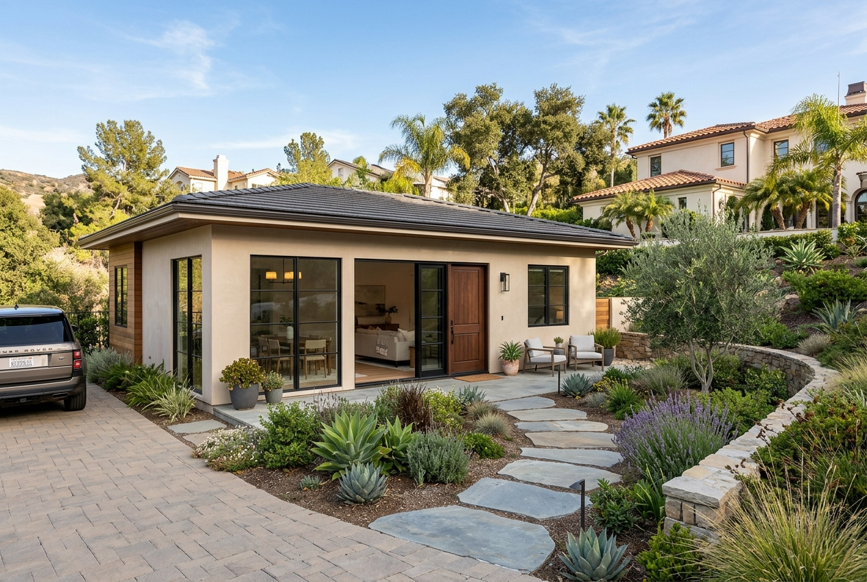Garage to guest house construction Westlake Village