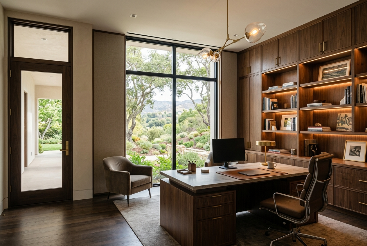 Luxury Home Office Construction