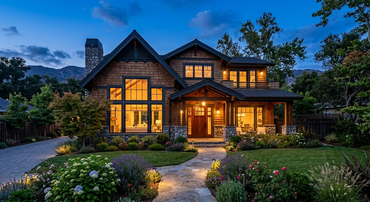 Two story luxury home Westlake Village second story addition